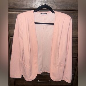 Blush blazer